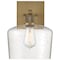 Access Lighting Port Nine Chardonnay, Chardonnay LED Wall Sconce, Antique Brushed Brass Finish, Seeded Glass 63144LEDDLP-ABB/SDG - alternate 4